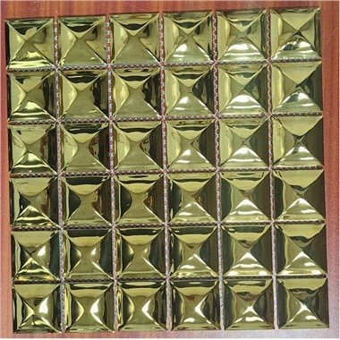Stainless hlau Mosaic Backsplash